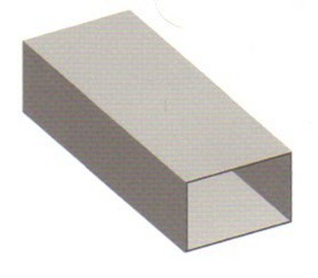 Tube rectangulaire 40x20mm longueur 1 m�tre