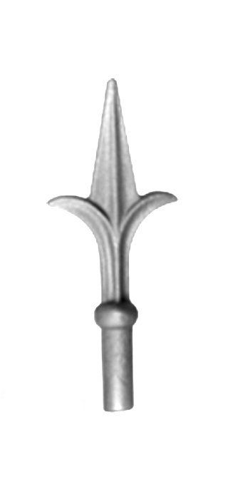 Pointe de lance aluminium Hauteur 160mm Largeur 65mm