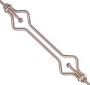 Balustre inox motif boule inox : fer forg&eacute; avec La Forge Bertrand