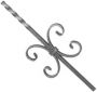Balustre en fer forg� hauteur 950 mm pour rampe d\'escalier  : fer forg&eacute; avec La Forge Bertrand