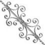 Balustre en fer forg� mod�le Ida : fer forg&eacute; avec La Forge Bertrand