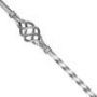 Balustre en fer forg� aux motifs pignes  : fer forg&eacute; avec La Forge Bertrand