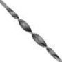 Balustre en fer forg� carr� torsad� pour rampe d\'escalier : fer forg&eacute; avec La Forge Bertrand