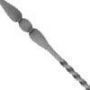 Balustre carr� torsad� motif forg� � chaud  : fer forg&eacute; avec La Forge Bertrand