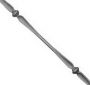 Balustre en fer forg� rond hauteur 950 mm : fer forg&eacute; avec La Forge Bertrand