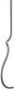 Balustre en fer forg� en carr� unis hauteur 1500 mm : fer forg&eacute; avec La Forge Bertrand