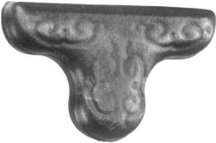 Equerre pour portail en fer forg� Largeur 35mm Hauteur 60mm