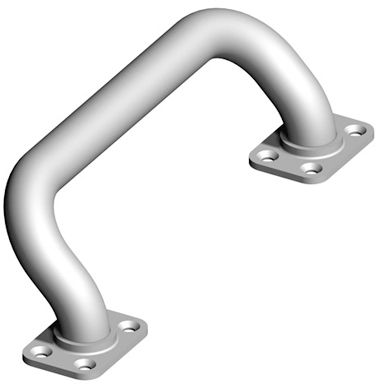 Poign�e tubulaire Diam�tre 20mm Hauteur 233mm �poxy