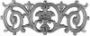 Balustre fonte en fer forg� Longueur 350mm, Hauteur 150mm : fer forg&eacute; avec La Forge Bertrand