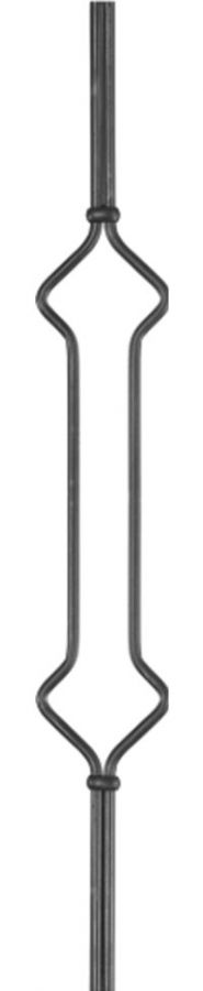 Balustre en fer forg� mod�le Jade
