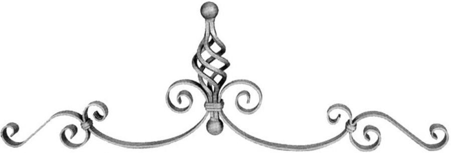 Couronnement de portail 900x300mm