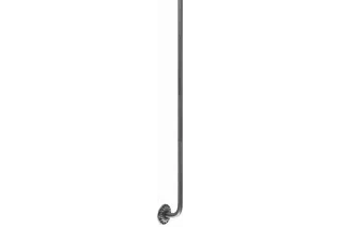 pièce élément ferronnier serrurier Balustre COUDE Longueur 1200 Section 16 ACIER FER FORGE Ref: RL16C3