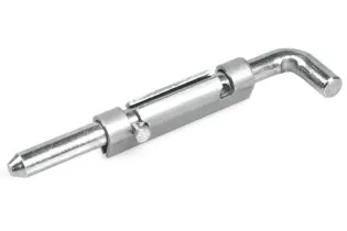 pièce élément ferronnier serrurier Verrou de portail à souder pour portail Longueur 200 Diamètre 16 ACIER Ref: BB101557