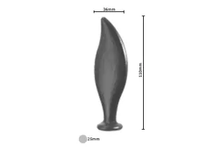 pièce élément ferronnier serrurier Pointe de lance stylées pour portail 110 x 36 Diamètre 25 ACIER FER FORGE Ref: BE13086