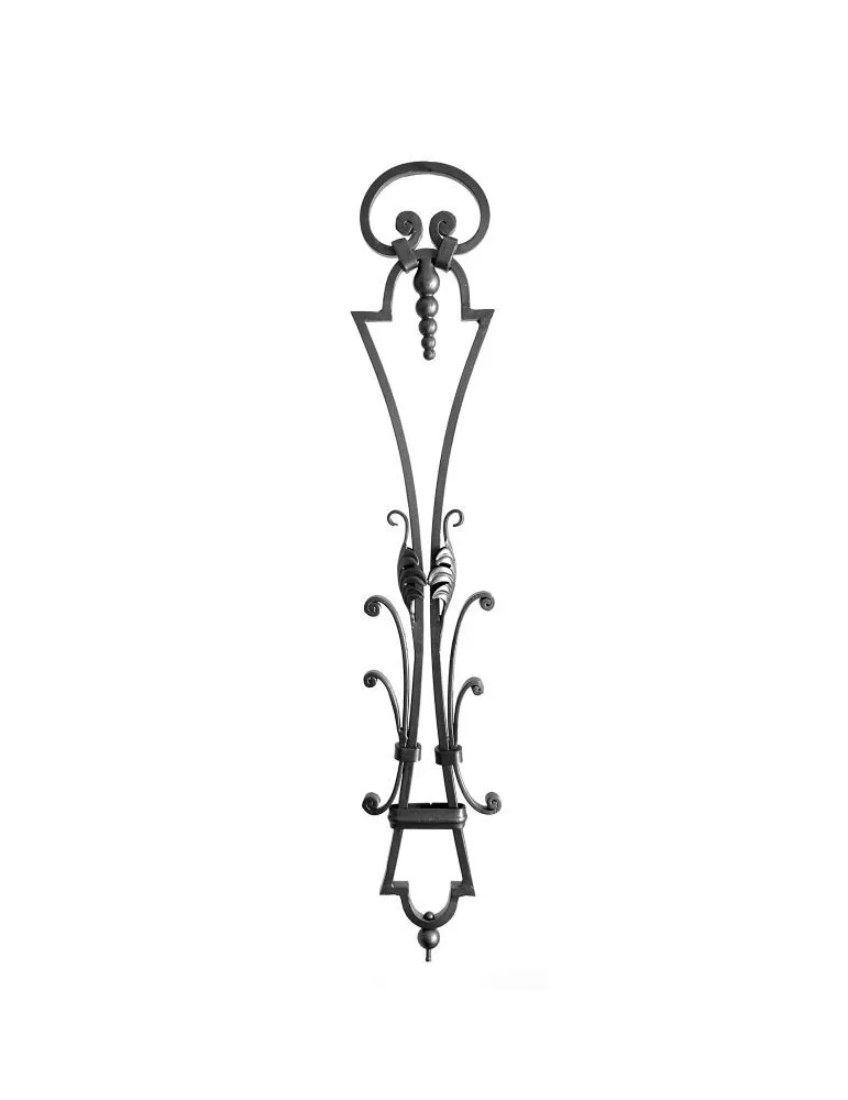 pièce élément ferronnier serrurier Panneau décoratif 850 x 150 Section 16x10 ACIER FER FORGE LISSE Ref: BRF6-194