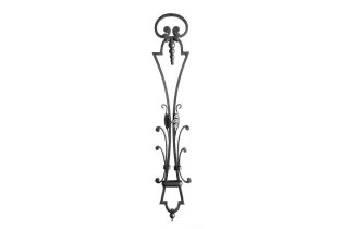 pièce élément ferronnier serrurier Panneau décoratif 850 x 150 Section 16x10 ACIER FER FORGE LISSE Ref: BRF6-194