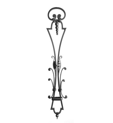 pièce élément ferronnier serrurier Panneau décoratif 850 x 150 Section 16x10 ACIER FER FORGE LISSE Ref: BRF6-194