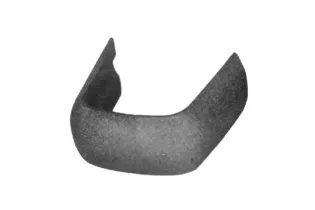 Collier de serrage bombé Largeur 14 Section 2x14x6 ACIER FER FORGE LISSE Ref: COL3