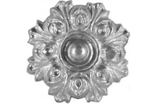 pièce élément ferronnier serrurier Rosace Diamètre 100 ALUMINIUM Ref: F61.163