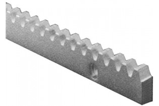 pièce élément ferronnier serrurier Crémaillère galvanisé 1005 x 30 Section 30x12 ACIER Ref: F66.140