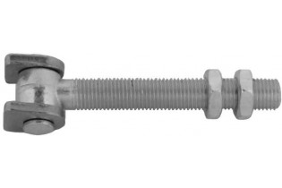 pièce élément ferronnier serrurier Gond réglable 175 x 37 Diamètre 18 ACIER Ref: F66.207