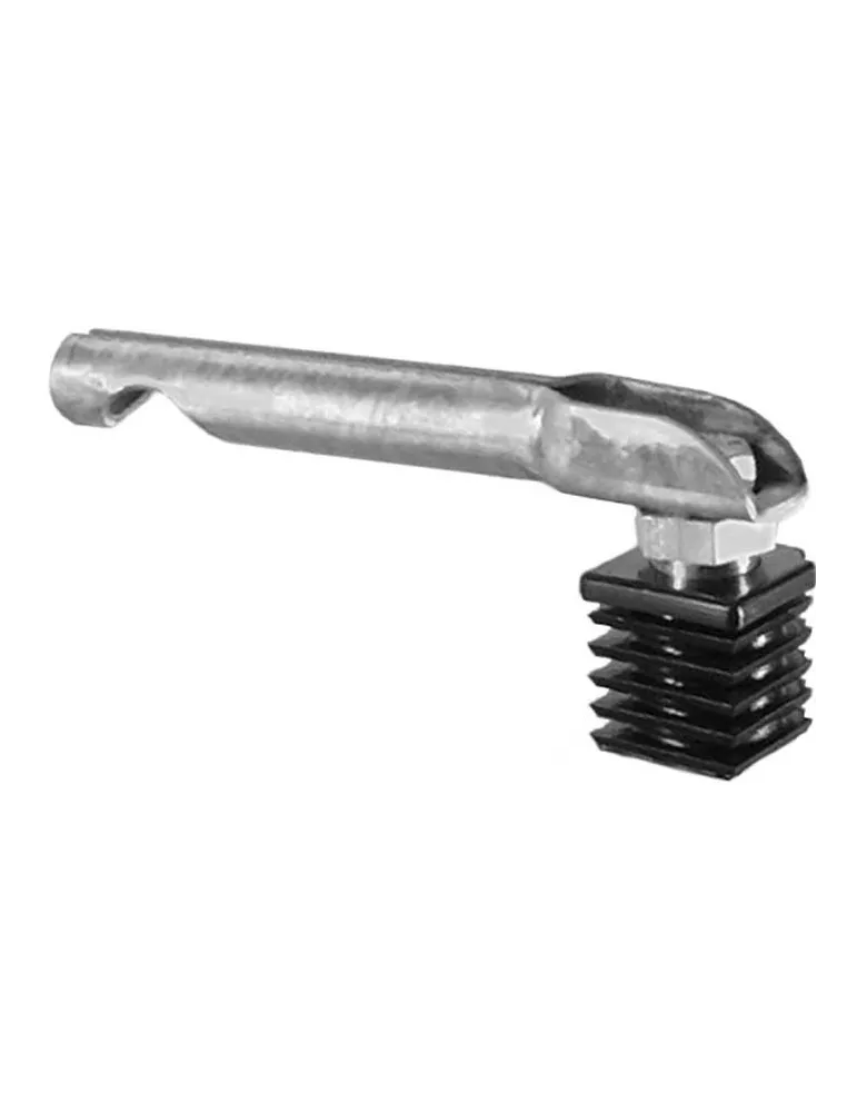 Pivot haut avec patte à cheviller pour portail Largeur 35 Hauteur 140 Diamètre 20 ACIER Re...