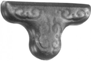 pièce élément ferronnier serrurier Equerre pour portail 101 x 35 Hauteur 60 ACIER Ref: F66.293