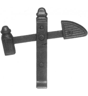 pièce élément ferronnier serrurier Butoir de porte 300 x 280 FONTE Ref: F66.410