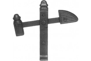 pièce élément ferronnier serrurier Butoir de porte 300 x 280 FONTE Ref: F66.410