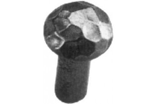 pièce élément ferronnier serrurier Rivet tête martelée pour éléments 30 x 10 Diamètre 24 ACIER MARTELE Ref: F67.107