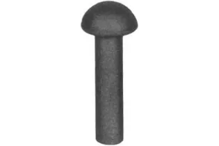 Rivet à tête demi-sphérique pour éléménts Longueur 50 Diamètre 6 ACIER Ref: F67.114 F67.114
