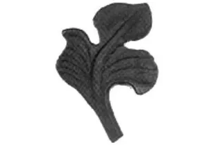 pièce élément ferronnier serrurier Feuillage épais 80 x 60 ACIER Ref: F68.311