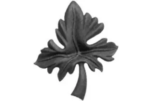 pièce élément ferronnier serrurier Feuillage épais 115 x 101 ACIER Ref: F68.319