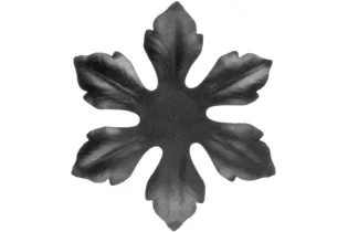 pièce élément ferronnier serrurier Griffe 5 branches 110 x 95 ACIER Ref: GG6110F2