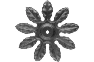 pièce élément ferronnier serrurier Griffe 5 branches Diamètre 58 Ref: GG9058F1