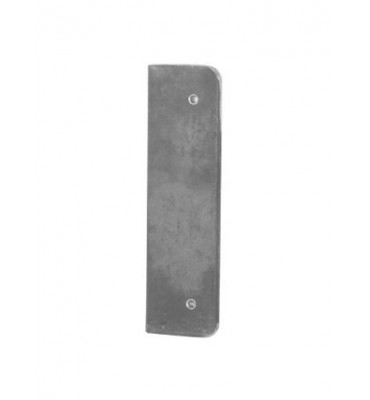 pièce élément ferronnier serrurier Plaque pour gache de serrure verticale CISA à fouillot réversible 140 x 45 ACIER Ref: PLAQUEG