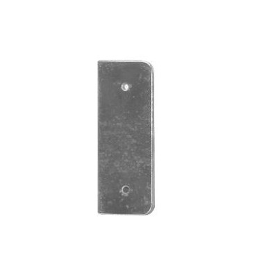 pièce élément ferronnier serrurier Plaque pour gache de serrure horizontale CISA à fouillot réversible 110 x 40 ACIER Ref: PL...