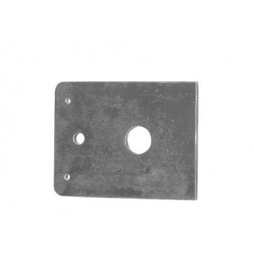 pièce élément ferronnier serrurier Plaque pour serrure horizontale CISA à fouillot réversible 145 x 110 ACIER Ref: PLAQUEHS