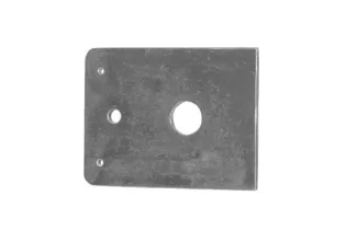 pièce élément ferronnier serrurier Plaque pour serrure horizontale CISA à fouillot réversible 145 x 110 ACIER Ref: PLAQUEHS