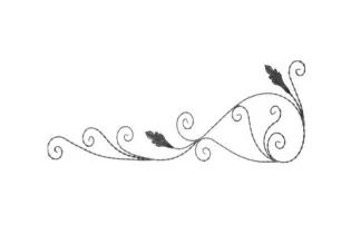 pièce élément ferronnier serrurier VOLUTE COURONNEMENT MARTELE 1630x530 Section 25x6 ACIER FER FORGE Ref: F68.108