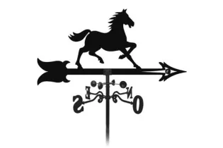 Girouette Cheval 1000x900 fer forgé Ref: BE16205 BE16205