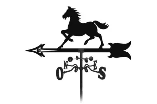 Girouette Cheval 1000x900 fer forgé Ref: BE16205 BE16205