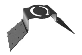 élément prêt à poser Support Girouette acier Ref: BE16280