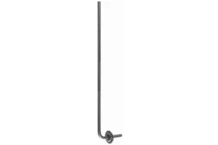 pièce élément ferronnier serrurier Balustre COUDE Longueur 1200 Section 14 ACIER FER FORGE Ref: RL14CS