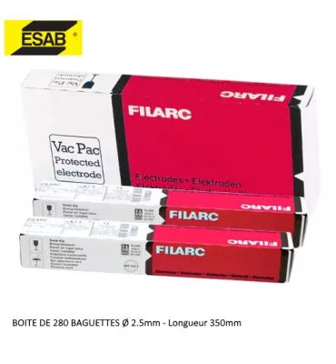 280 BAGUETTES A SOUDER HIRONDELLE 2.5 X 350 RUTILE FUSION DOUCE