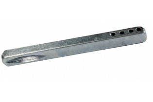 pièce élément ferronnier serrurier Tige carré 7 mm fendu pour poignée 12 cm Ref: BBA084206
