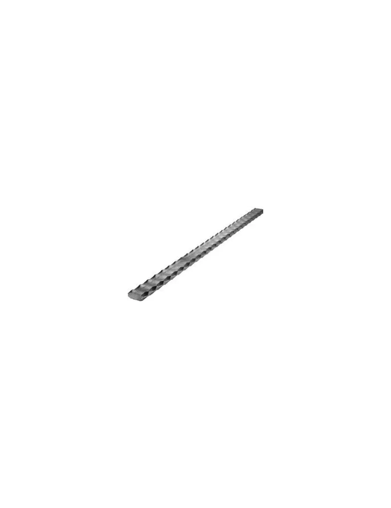 Barre MARTELE PLAT Longueur 2000 Section 12x6 ACIER Ref: PM12X6-2000