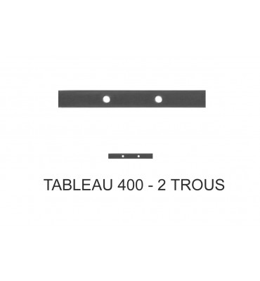 Barre poinçonnée Grille Fenêtre 30x8 400mm TR8-14-40