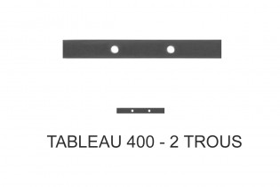 Barre poinçonnée Grille Fenêtre 30x8 400mm TR8-14-40