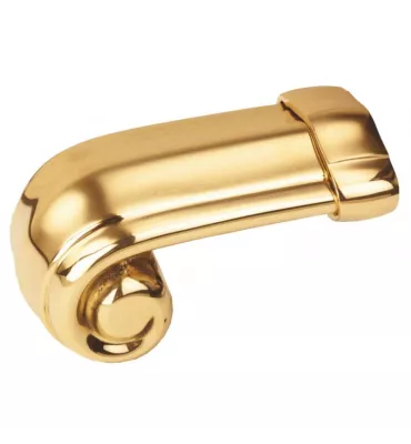 Crosse départ en laiton poli pour main courante Largeur 45 Ref: BSDRL45 BSDRL45